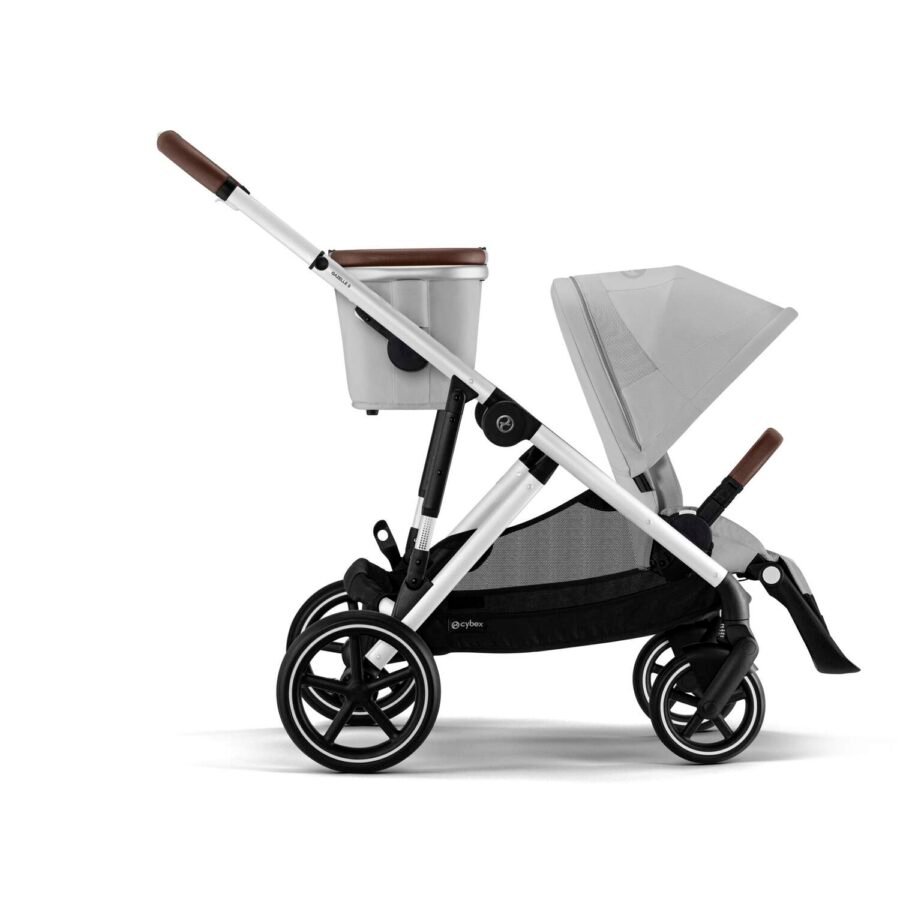Cybex Gazelle S double pushchair - Silver Frame