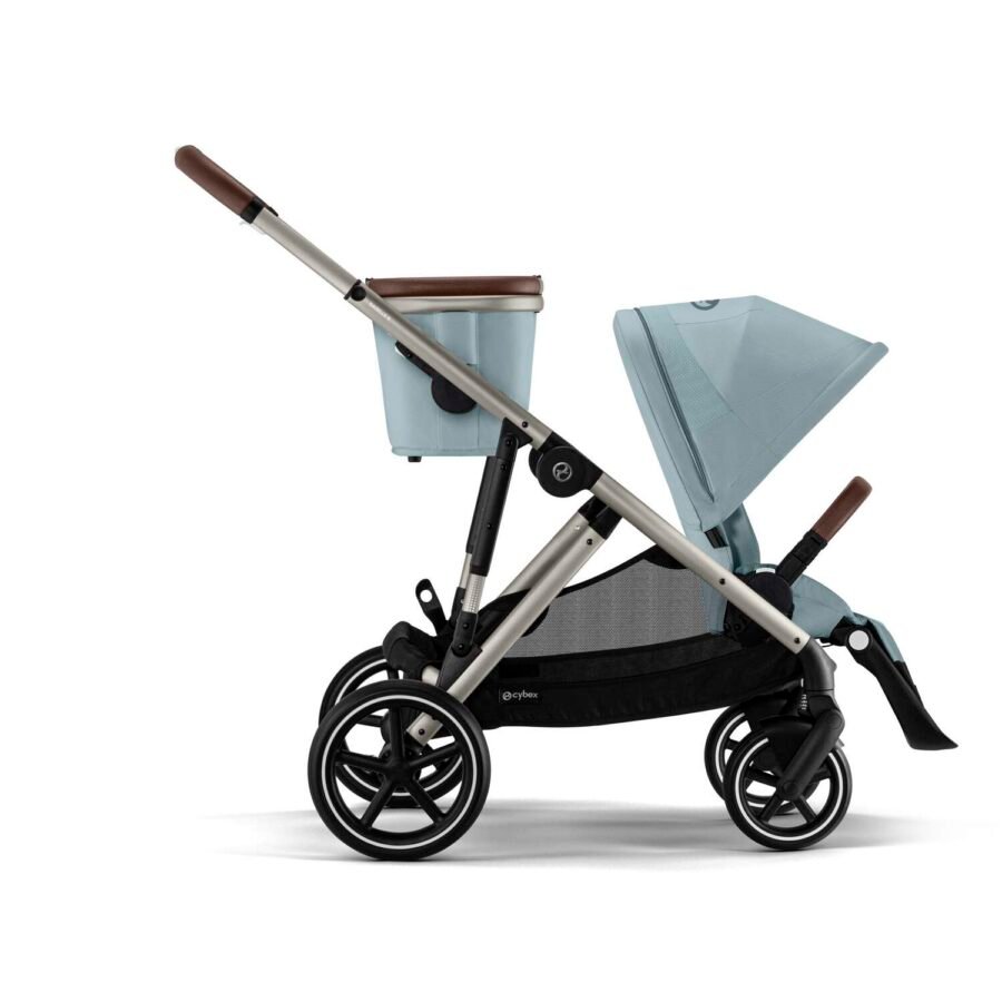 Cybex Gazelle S double pushchair - Taupe Frame